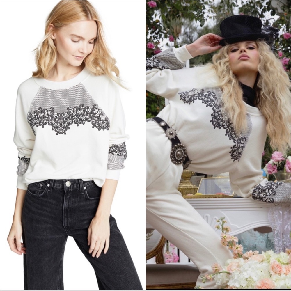 Wildfox Chantilly Lace Sommer Sweatshirt